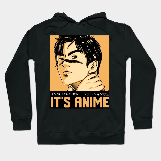 It's Not Cartoons It's Anime Japanese Manga Series - Otaku Anime Hoodie by Art master